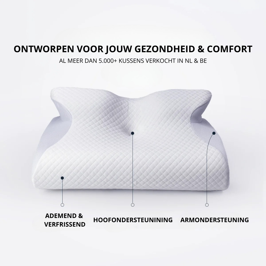 NeckRelief™ – Memory Foam Hoofdkussen