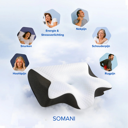 NeckRelief™ – Memory Foam Hoofdkussen