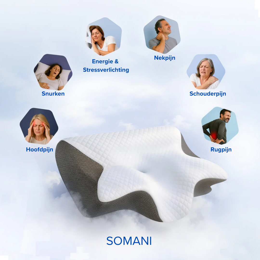 NeckRelief™ – Memory Foam Hoofdkussen