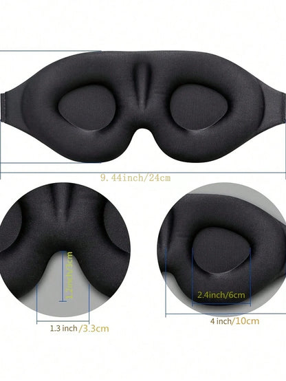 Restique™ 3D Slaapmasker - Comfortabel en licht blokkerend voor optimale rust