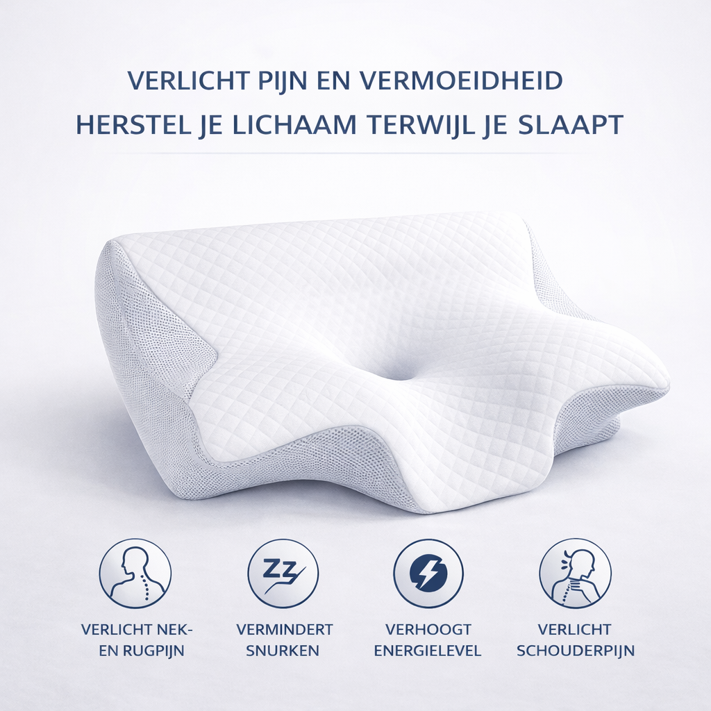 Vlindervormig Traagschuimkussen met Aanpasbaar Geheugeneffect Vlindervormig Traagschuimkussen met Aanpasbaar Geheugeneffect