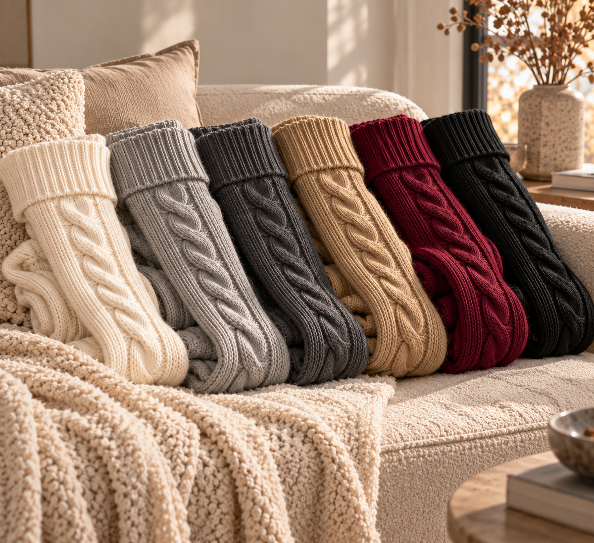 CozyKnit™ - Gebreide Warmtekousen